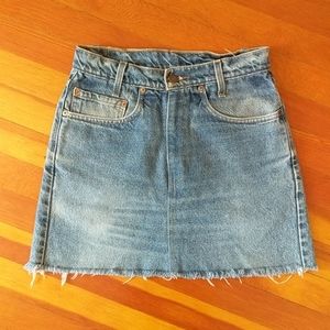 Vintage Levi's denim skirt